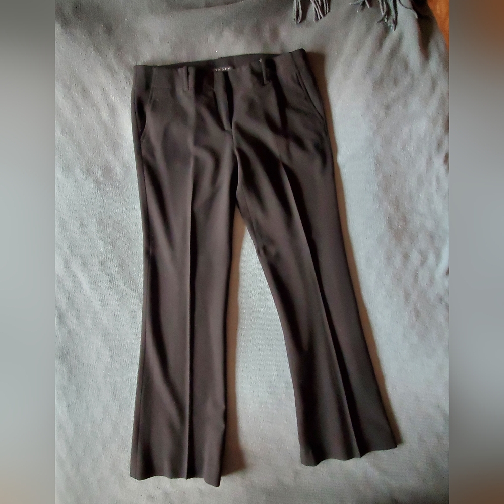 THEORY, wool flannel pants, size 10.